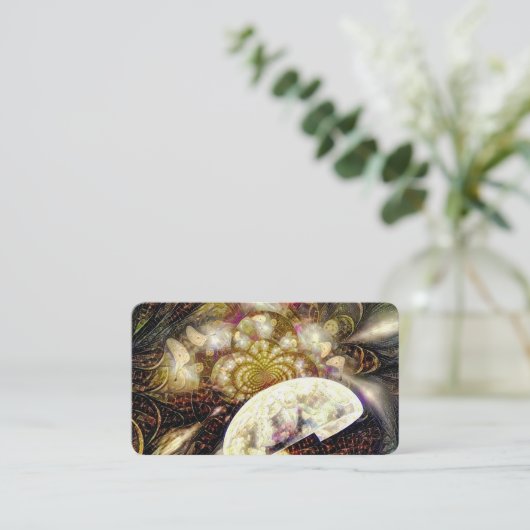 Zeit-Illusion Visitenkarte (Stehend Vorderseite)