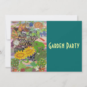 Zeit im Garten verbracht, Garden Party Einladung