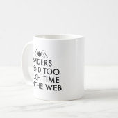Zeit im Internet Kaffeetasse (Vorderseite Links)