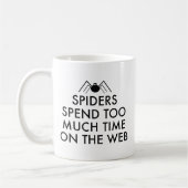 Zeit im Internet Kaffeetasse (Links)