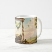 Zeit in der Fantasy-Stunde Glas-Tasse Kaffeetasse (VorderseiteRechts)