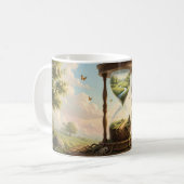 Zeit in der Fantasy-Stunde Glas-Tasse Kaffeetasse (Vorderseite Links)