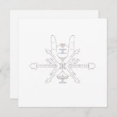 Zeit, in der Metalle angehört werden Menükarte (Vorne/Hinten)