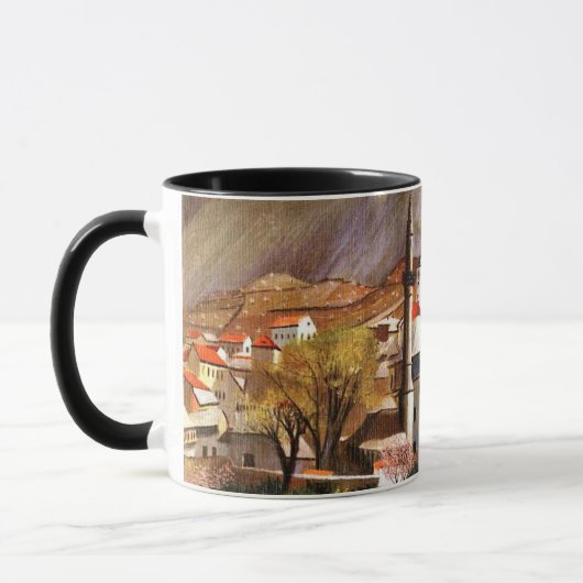 Zeit in Mostar, Kunstmalerei, Tasse (Links)