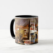 Zeit in Mostar, Kunstmalerei, Tasse (Vorderseite Links)