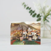 Zeit in Mostar, schöne Kunstwerke Karte (Stehend Vorderseite)