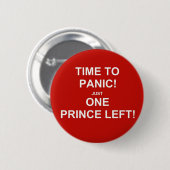 Zeit in Panik! Nur ein Prinz verließ! Button (Vorne & Hinten)