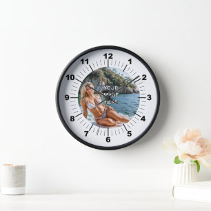 ZEIT! ⏰ Individuelle Wanduhr – Fügen Sie Ihr Desig