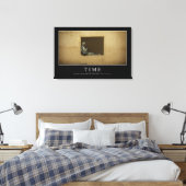 Zeit: Inspiration Leinwanddruck (Insitu (Schlafzimmer))