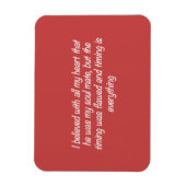 ZEIT IST ALLES, WAS SOULMATE LIEBE QUOTES EXPRESSI MAGNET (Vertikal)