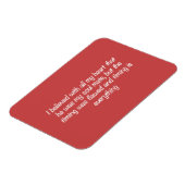 ZEIT IST ALLES, WAS SOULMATE LIEBE QUOTES EXPRESSI MAGNET (Linke Seite)