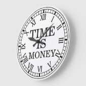 Zeit ist die Uhr der Geldmauer (Winkel)