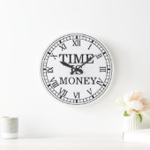 Zeit ist die Uhr der Geldmauer (Zuhause)