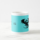 Zeit ist Dragon Kaffeetasse (Mittel)