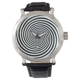 Zeit ist eine Geisteskrankheit Hypnose Spirale Armbanduhr