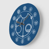 Zeit ist eine Illusion Große Wanduhr (Winkel)