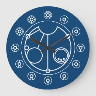 Zeit ist eine Illusion Große Wanduhr