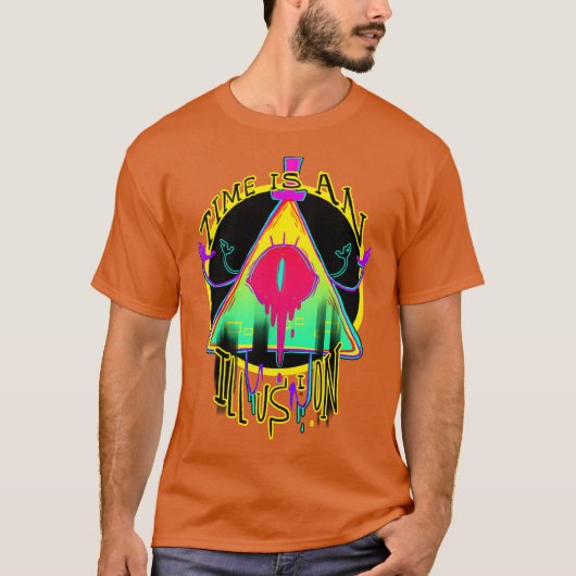 ZEIT IST EINE ILLUSION T-Shirt (Vorderseite)