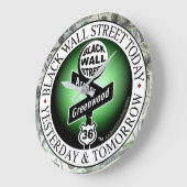 ZEIT IST GELD GROßE WANDUHR (Winkel)