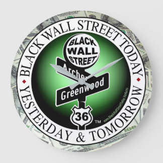 ZEIT IST GELD GROßE WANDUHR