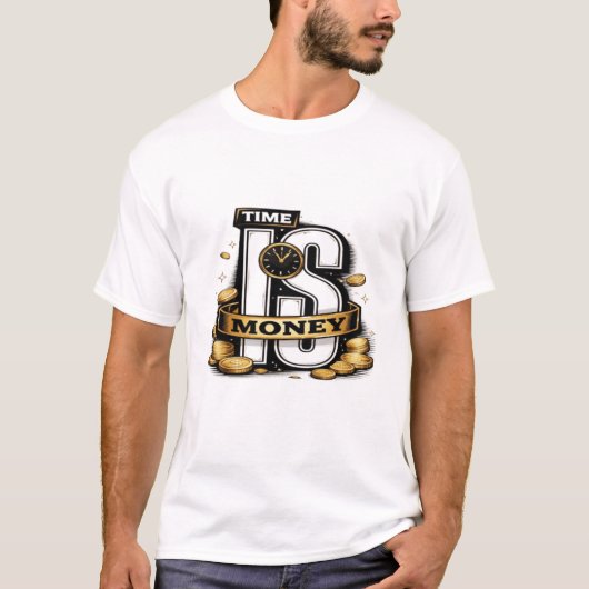 Zeit ist Geld Herren T-Shirt (Vorderseite)