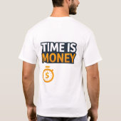 Zeit ist Geld – Hustle T-Shirt (Rückseite)