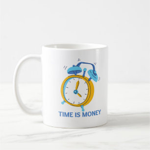 Zeit ist Geld  Kaffeetasse