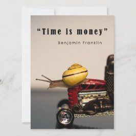 Zeit ist Geld Karte