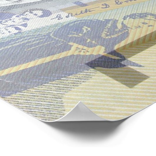 Zeit ist Geld Poster (Ecke)