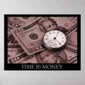 Zeit ist Geld-Poster Poster (Vorne)