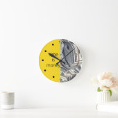 Zeit ist Geld Runde Wanduhr (Zuhause)