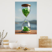 Zeit ist Geld Stunden, digitales Download-Poster Poster (Küche)