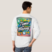 Zeit ist Geld T-Shirt (Schwarz voll)