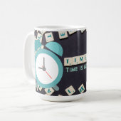 Zeit ist Geld - Tasse (Vorderseite Links)