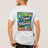 Zeit ist Geld Tri-Blend Shirt (Rückseite)