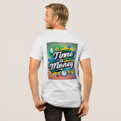 Zeit ist Geld Tri-Blend Shirt (Rückseite voll)