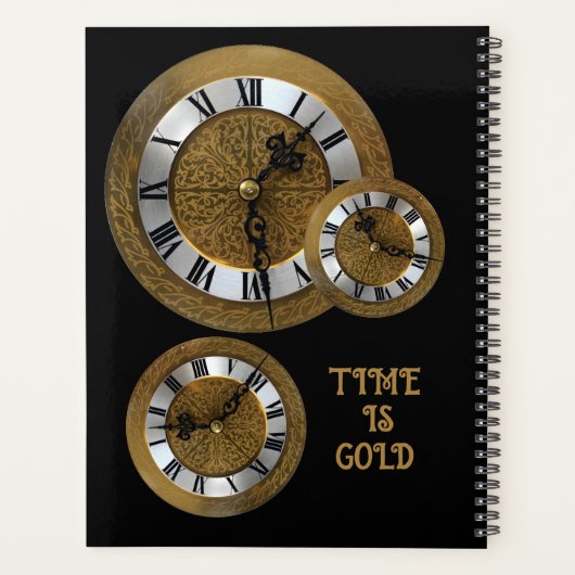 Zeit ist Gold Planer (Rückseite)