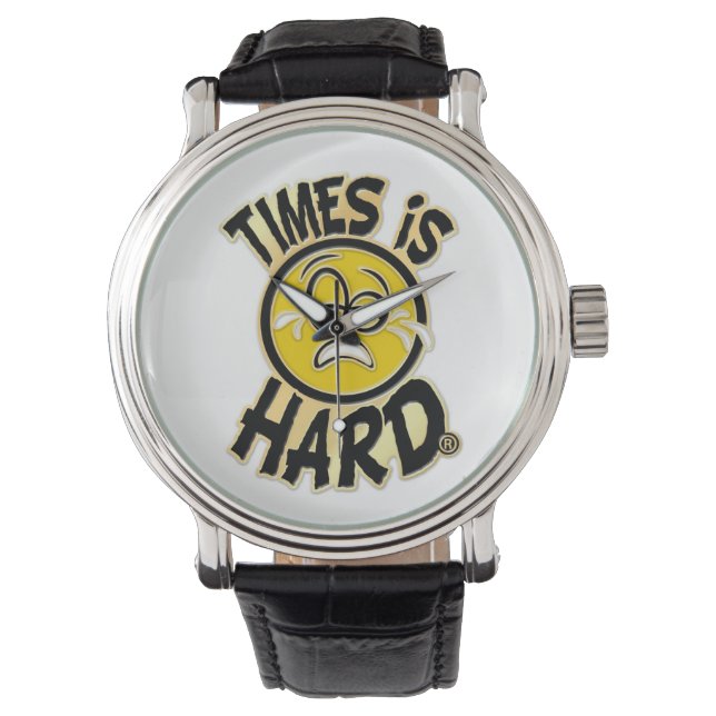 Zeit ist harte Armbanduhr (Vorderseite)