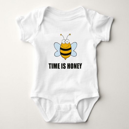 Zeit ist Honig Baby Strampler (Vorderseite)