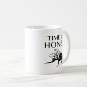Zeit ist Honig-Kaffee-Tasse Kaffeetasse (VorderseiteRechts)