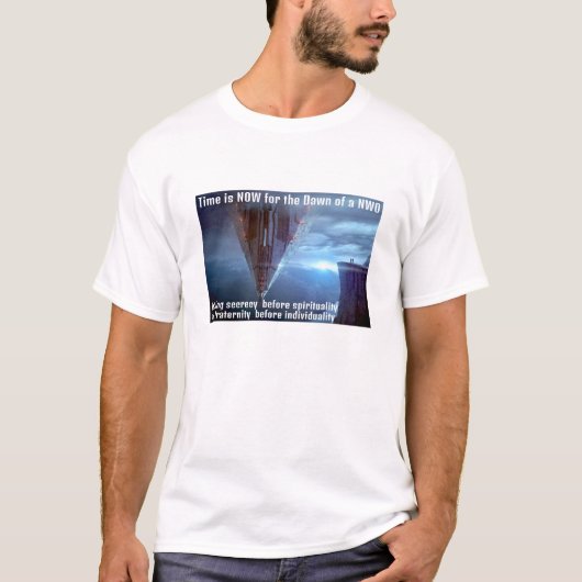 Zeit ist jetzt (leicht) T - Shirt (Vorderseite)
