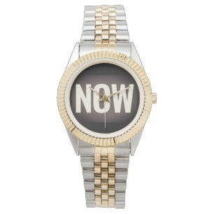 Zeit ist JETZT Sehen Armbanduhr