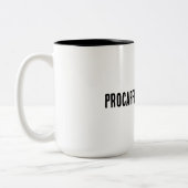 Zeit ist Kaffee Zweifarbige Tasse (Links)