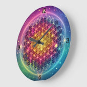Zeit ist Kunst Große Wanduhr (Winkel)