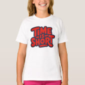 Zeit ist Kurz T-Shirt (Vorderseite)