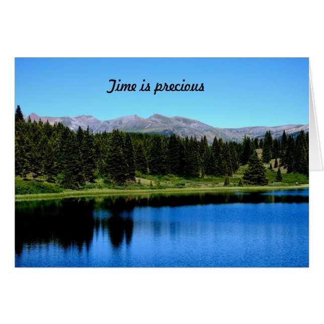 Zeit ist wertvoll (Vorderseite (Horizontal))