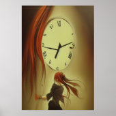 Zeit ist wertvoll | AI Art Poster (Vorne)