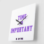 Zeit ist wichtig quadratische wanduhr (Winkel)