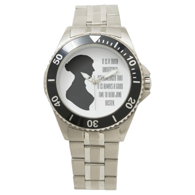 Zeit, Jane Austen zu lesen  Armbanduhr (Vorderseite)