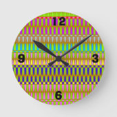 Zeit jedermann? runde wanduhr (Vorderseite)